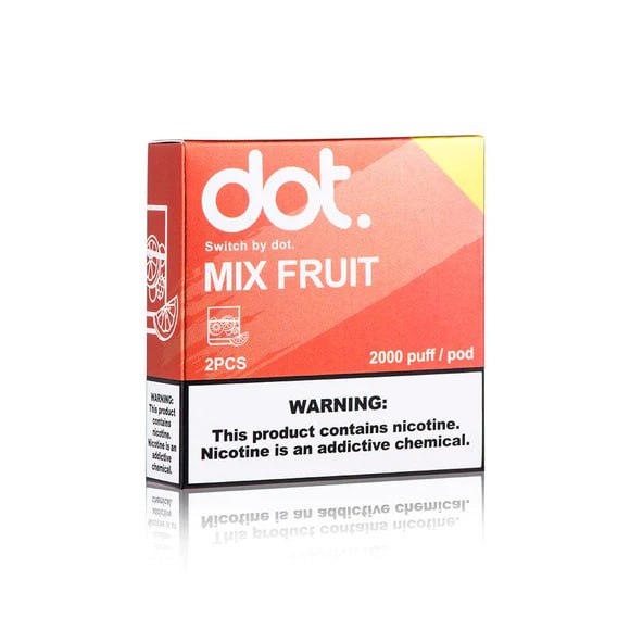 美國佩特里DOT SWITCH 煙彈 綜合水果4000puff/pack 2pcs