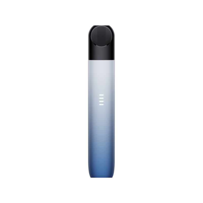 悅刻RELX 五代主機星河映月|銀灰底帶有藍紫漸層,星空質感